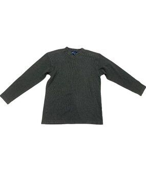 John Ashford Olive Green Adventure Sweater, Size Small